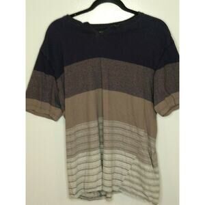 Truth Substance Men's XL Common Sense Color block Shirt Casual